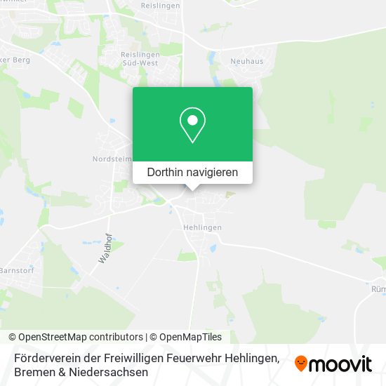 Förderverein der Freiwilligen Feuerwehr Hehlingen Karte