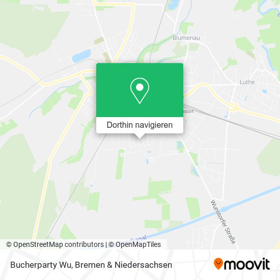 Bucherparty Wu Karte
