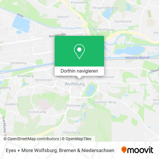 Eyes + More Wolfsburg Karte