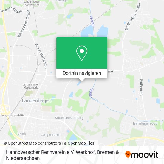 Hannoverscher Rennverein e.V. Werkhof Karte