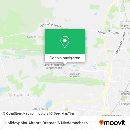 Holidaypoint Airport Karte