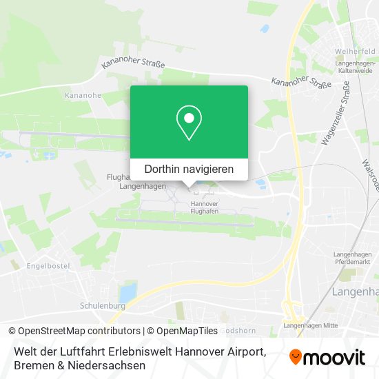 Welt der Luftfahrt Erlebniswelt Hannover Airport Karte