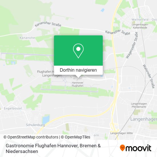 Gastronomie Flughafen Hannover Karte