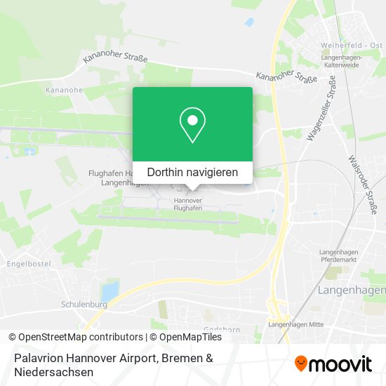 Palavrion Hannover Airport Karte