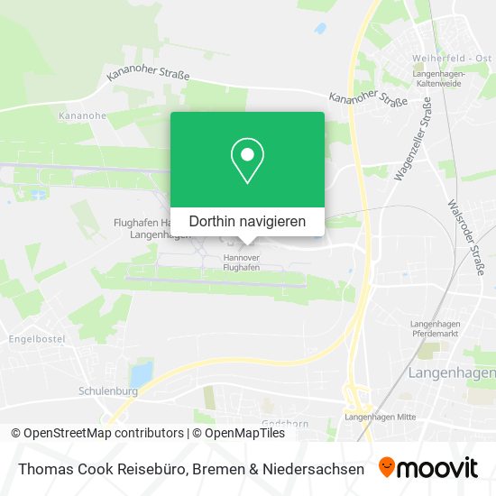 Thomas Cook Reisebüro Karte