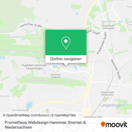 Prometheus Webdesign Hannover Karte