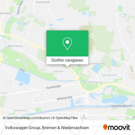 Volkswagen Group Karte