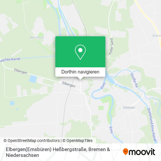 Elbergen(Emsbüren) Heßbergstraße Karte