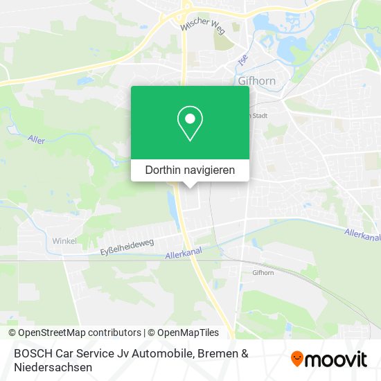 BOSCH Car Service Jv Automobile Karte
