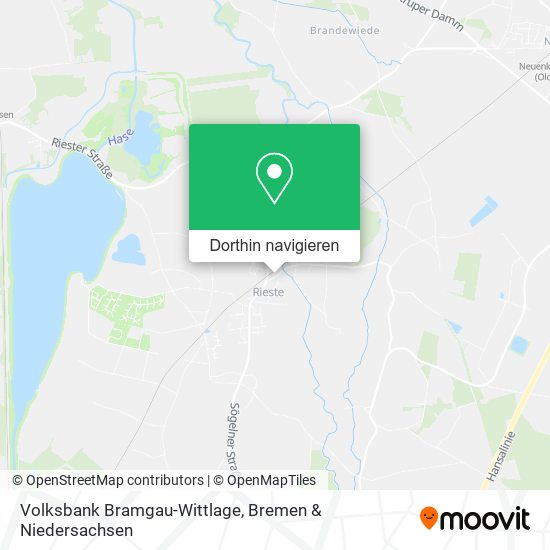 Volksbank Bramgau-Wittlage Karte