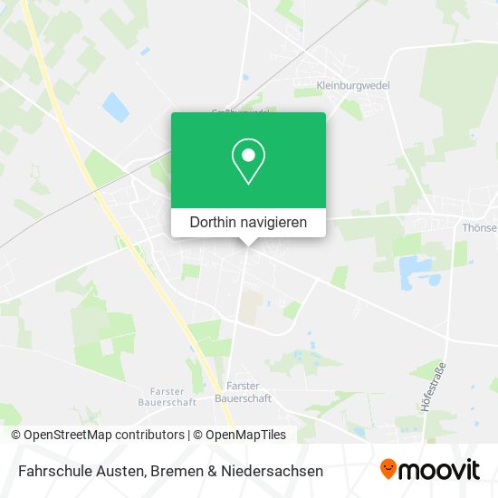 Fahrschule Austen Karte