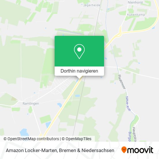 Amazon Locker-Marten Karte