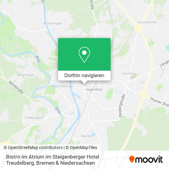 Bistro im Atrium im Steigenberger Hotel Treudelberg Karte