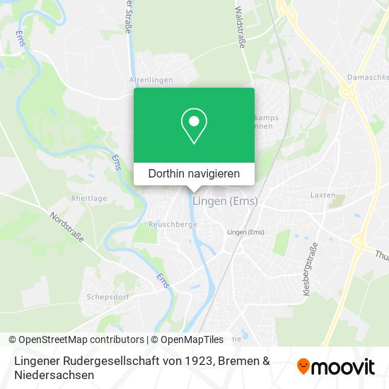 Lingener Rudergesellschaft von 1923 Karte
