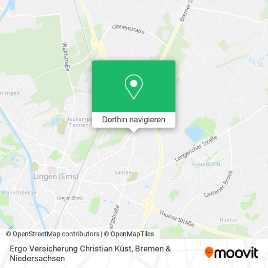 Ergo Versicherung Christian Küst Karte
