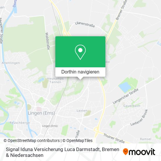 Signal Iduna Versicherung Luca Darmstadt Karte