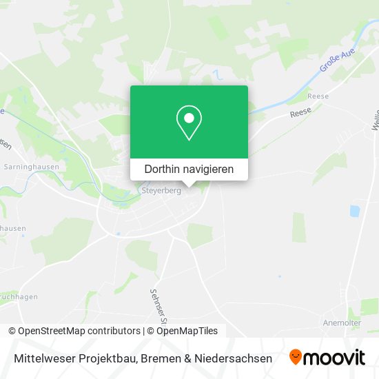 Mittelweser Projektbau Karte