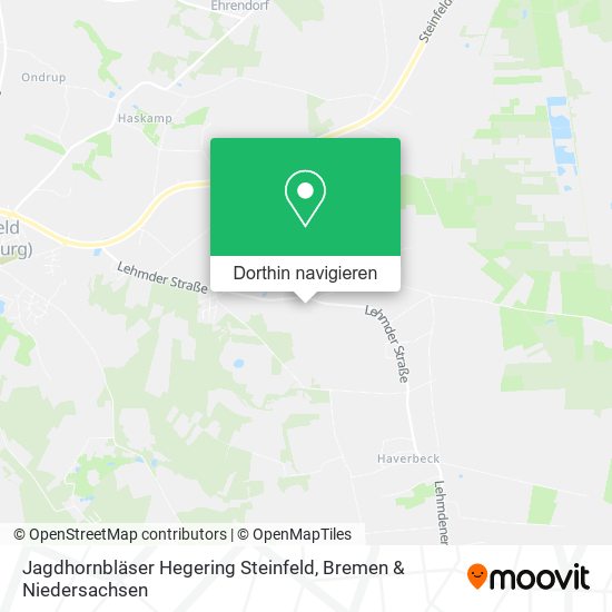 Jagdhornbläser Hegering Steinfeld Karte