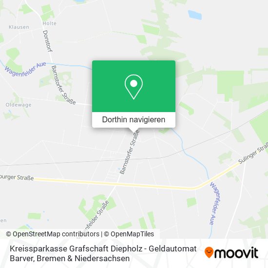Kreissparkasse Grafschaft Diepholz - Geldautomat Barver Karte