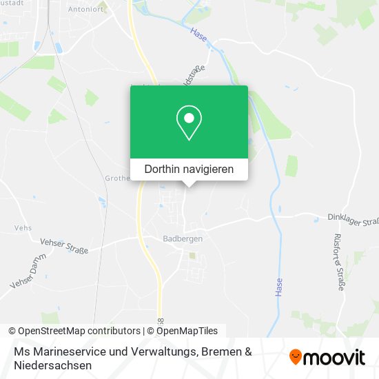 Ms Marineservice und Verwaltungs Karte