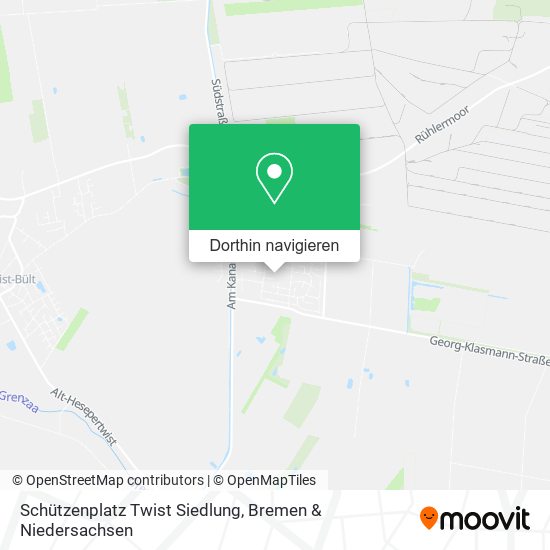Schützenplatz Twist Siedlung Karte