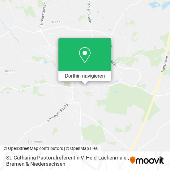 St. Catharina Pastoralreferentin V. Heid-Lachenmaier Karte