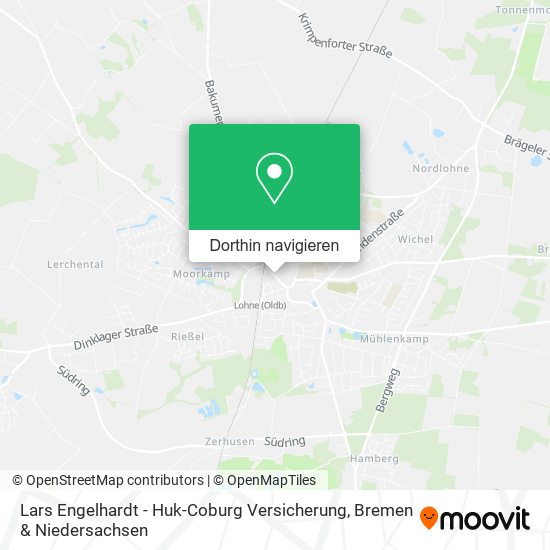 Lars Engelhardt - Huk-Coburg Versicherung Karte