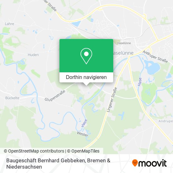 Baugeschäft Bernhard Gebbeken Karte