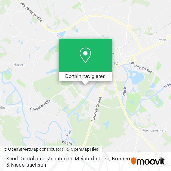 Sand Dentallabor Zahntechn. Meisterbetrieb Karte