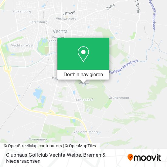 Clubhaus Golfclub Vechta-Welpe Karte