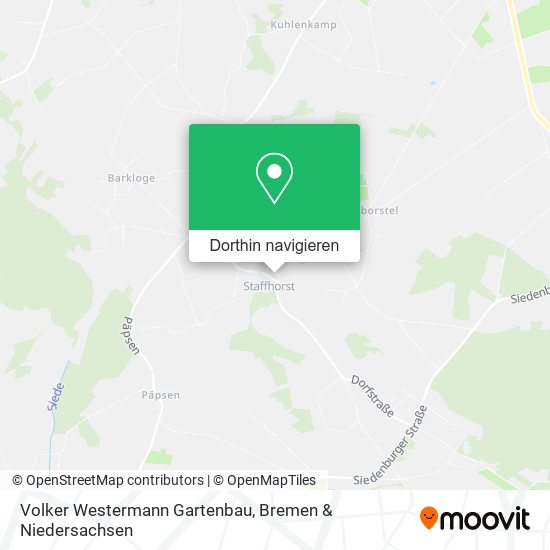 Volker Westermann Gartenbau Karte