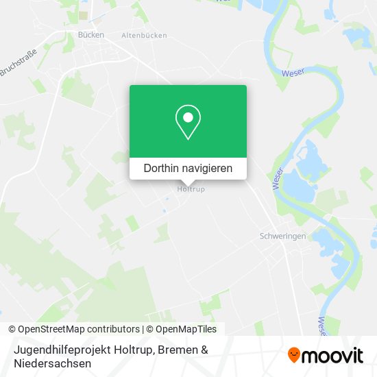 Jugendhilfeprojekt Holtrup Karte