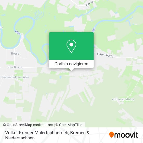 Volker Kremer Malerfachbetrieb Karte