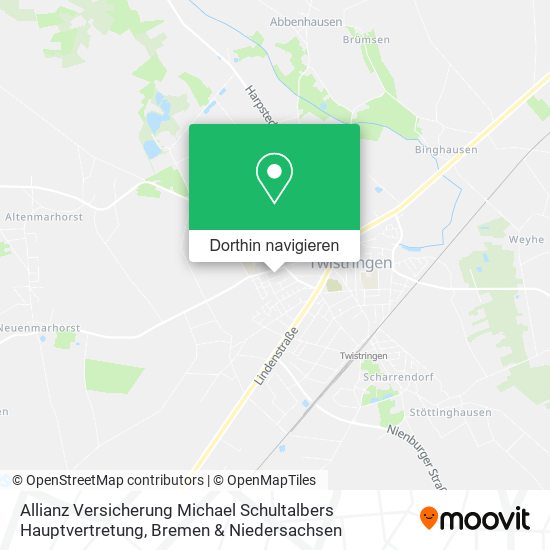 Allianz Versicherung Michael Schultalbers Hauptvertretung Karte
