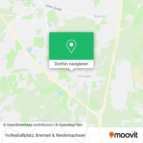 Volleyballplatz Karte