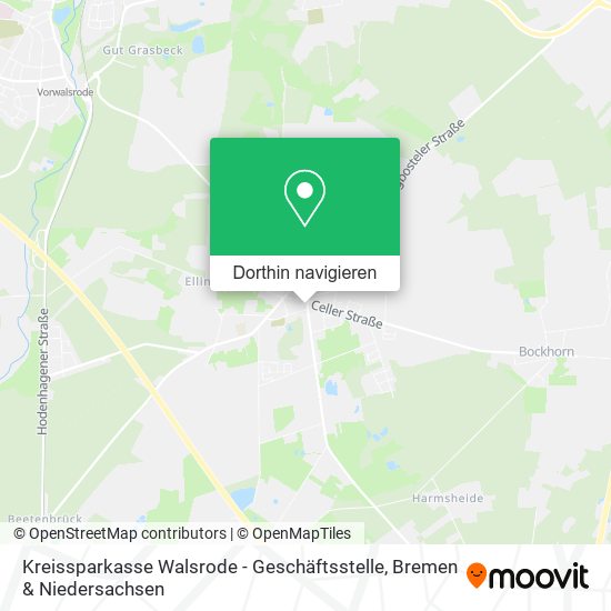 Kreissparkasse Walsrode - Geschäftsstelle Karte