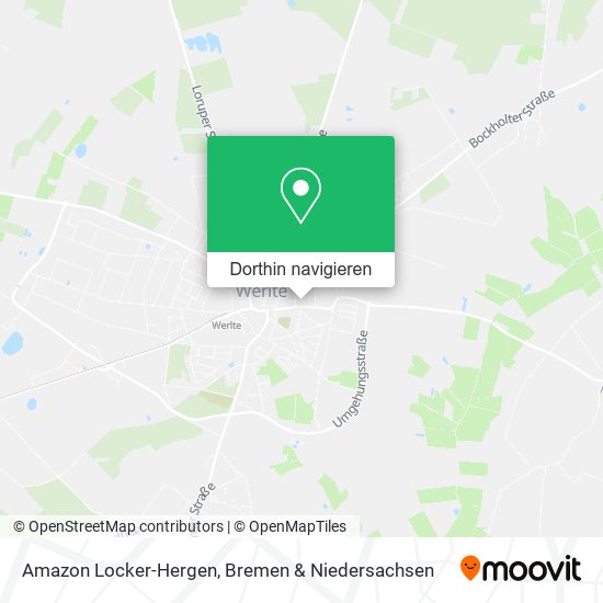 Amazon Locker-Hergen Karte