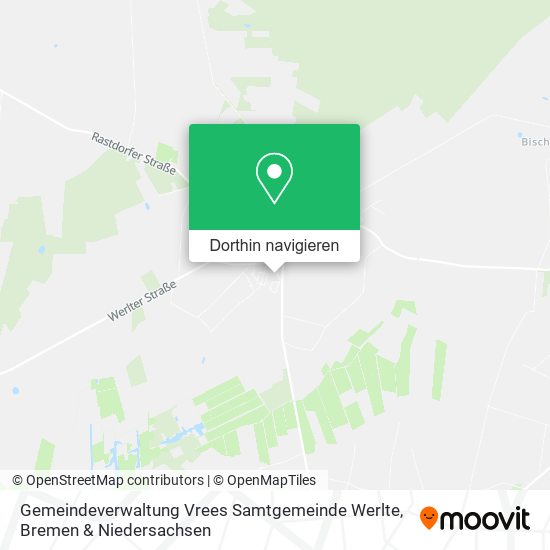 Gemeindeverwaltung Vrees Samtgemeinde Werlte Karte
