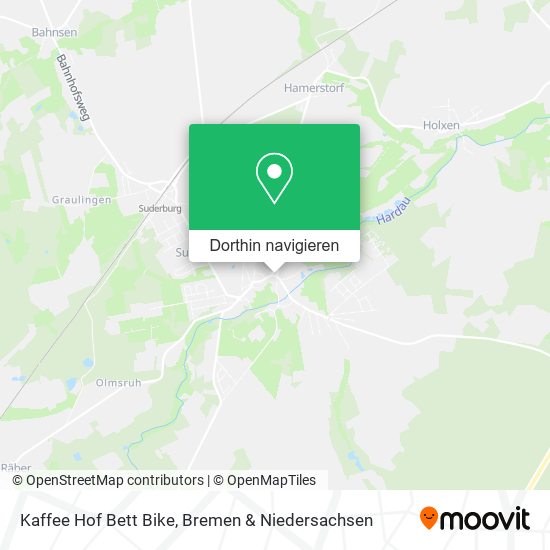 Kaffee Hof Bett Bike Karte