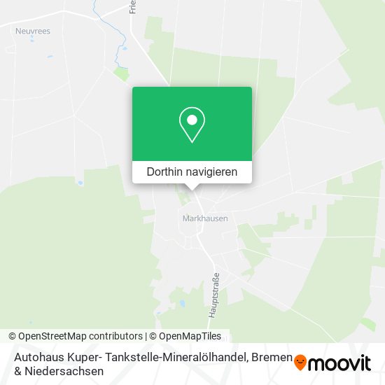 Autohaus Kuper- Tankstelle-Mineralölhandel Karte