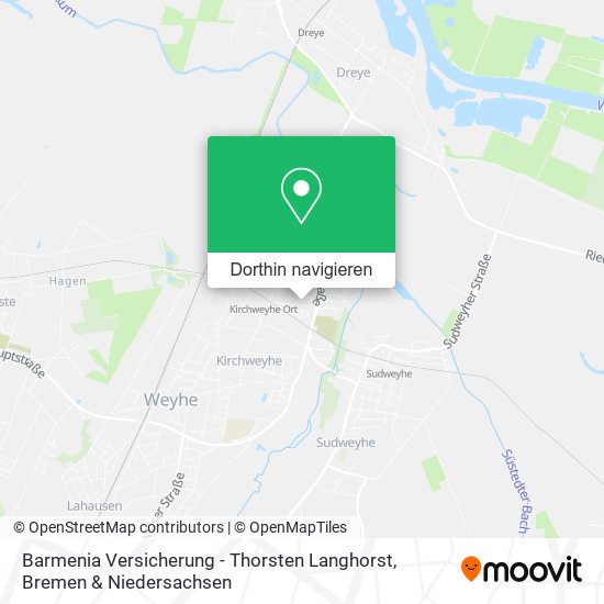 Barmenia Versicherung - Thorsten Langhorst Karte