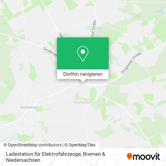Ladestation für Elektrofahrzeuge Karte