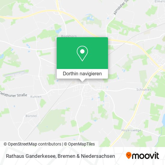 Rathaus Ganderkesee Karte