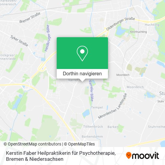 Kerstin Faber Heilpraktikerin für Psychotherapie Karte