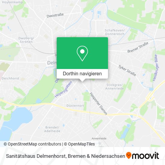 Sanitätshaus Delmenhorst Karte