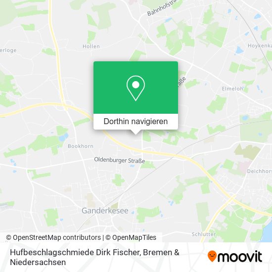 Hufbeschlagschmiede Dirk Fischer Karte