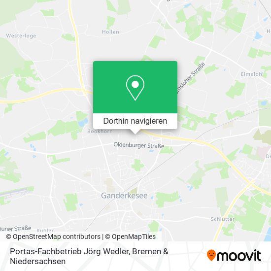 Portas-Fachbetrieb Jörg Wedler Karte