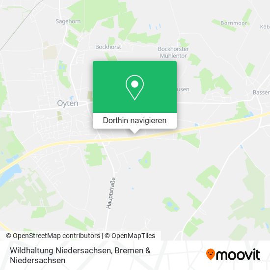 Wildhaltung Niedersachsen Karte