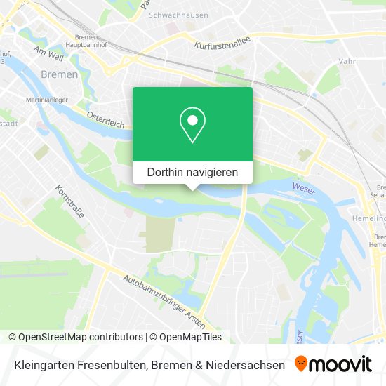 Kleingarten Fresenbulten Karte