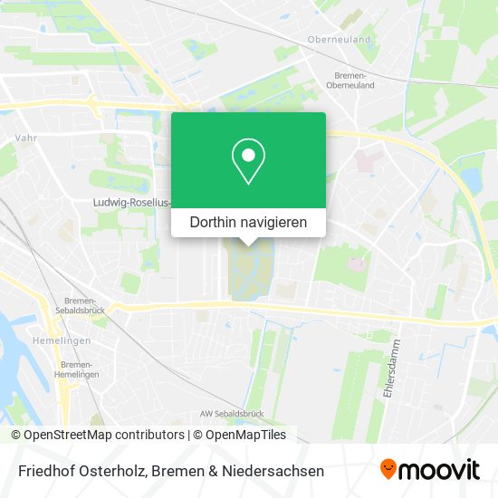 Friedhof Osterholz Karte